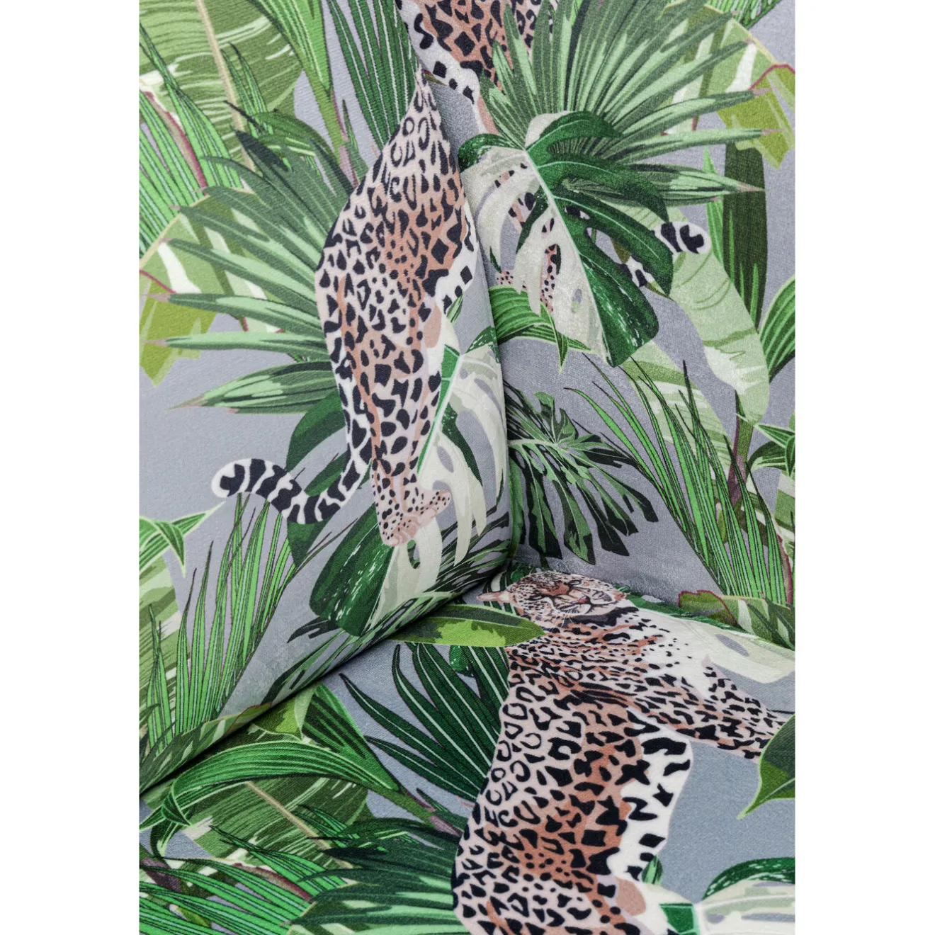 KARE Design Fauteuils Club|Fauteuil Cigar Lounge Jungle Vert