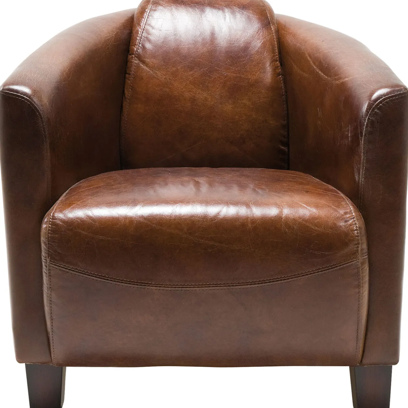 KARE Design Fauteuils Club|Fauteuil Cigar Lounge Marron