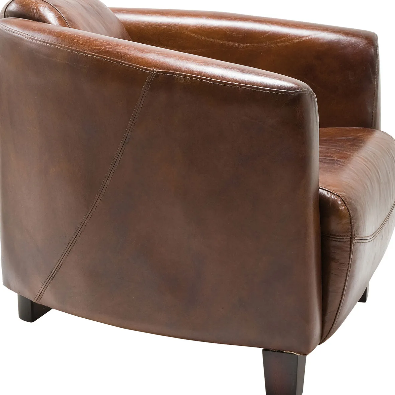 KARE Design Fauteuils Club|Fauteuil Cigar Lounge Marron