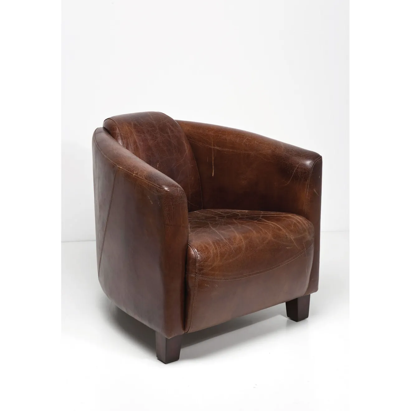 KARE Design Fauteuils Club|Fauteuil Cigar Lounge Marron