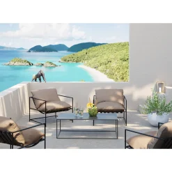 KARE Design Autres Meubles Extérieurs|Fauteuil Cuby Garden Marron