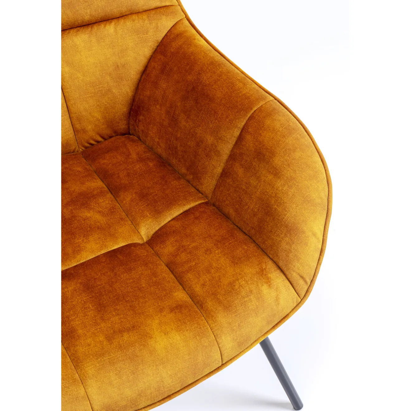 KARE Design Autres Fauteuils|Fauteuil Dave Ambre