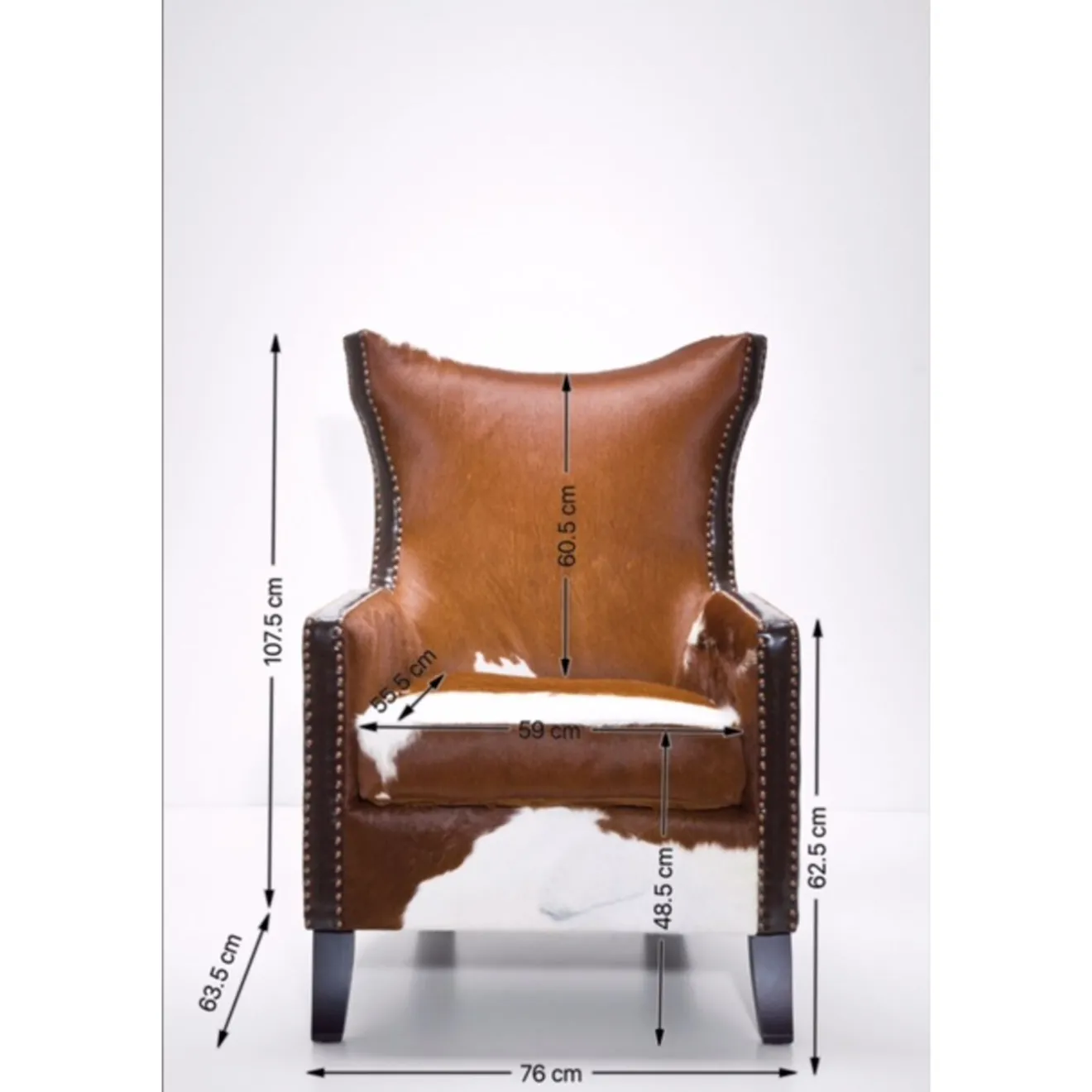 KARE Design Fauteuils À Oreilles|Fauteuil Denver Cow