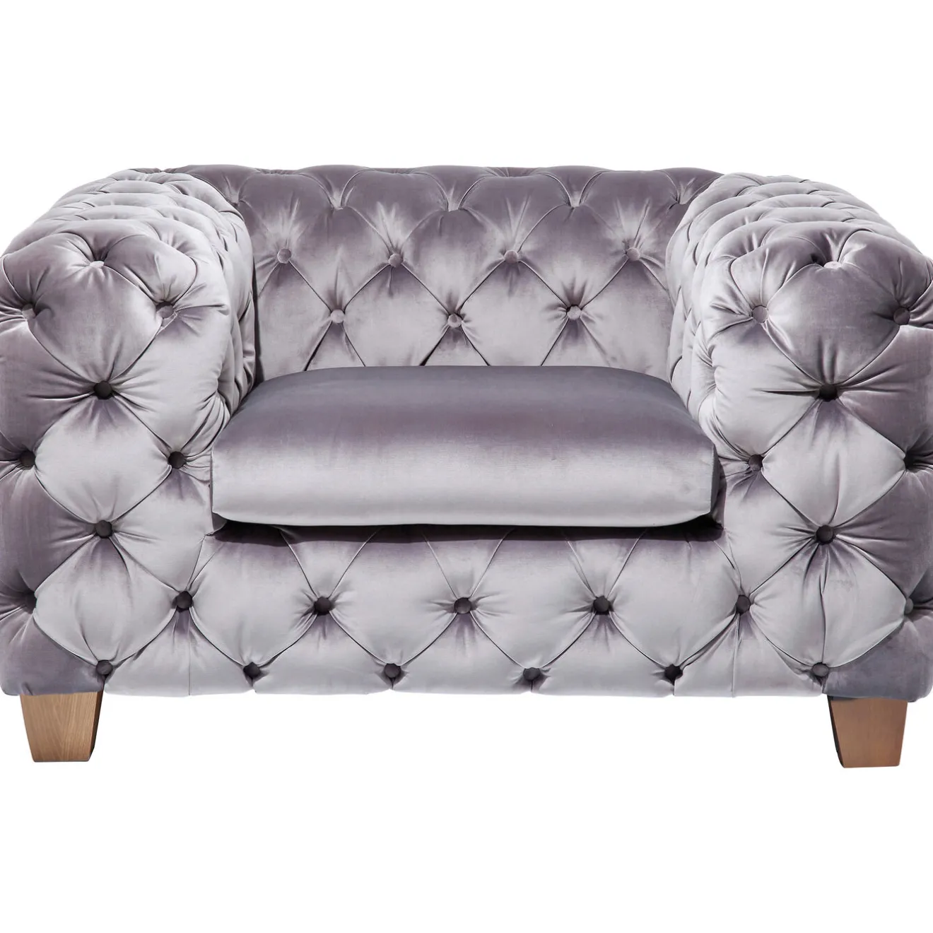 KARE Design Fauteuils Xxl|Fauteuil Desire Gris Argente