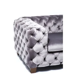 KARE Design Fauteuils Xxl|Fauteuil Desire Gris Argente