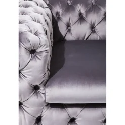 KARE Design Fauteuils Xxl|Fauteuil Desire Gris Argente