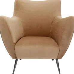 KARE Design Fauteuils Cocktail|Fauteuil Goldfinger Taupe