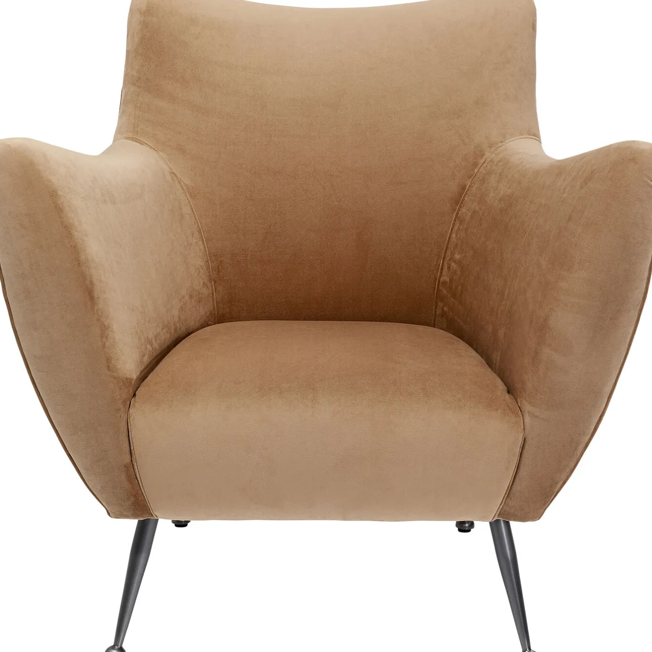 KARE Design Fauteuils Cocktail|Fauteuil Goldfinger Taupe