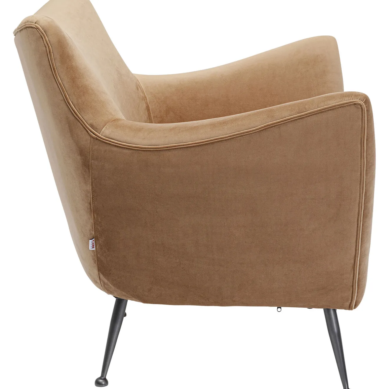 KARE Design Fauteuils Cocktail|Fauteuil Goldfinger Taupe