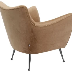 KARE Design Fauteuils Cocktail|Fauteuil Goldfinger Taupe
