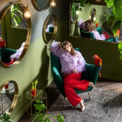 KARE Design Fauteuils Cocktail|Fauteuil Goldfinger Vert