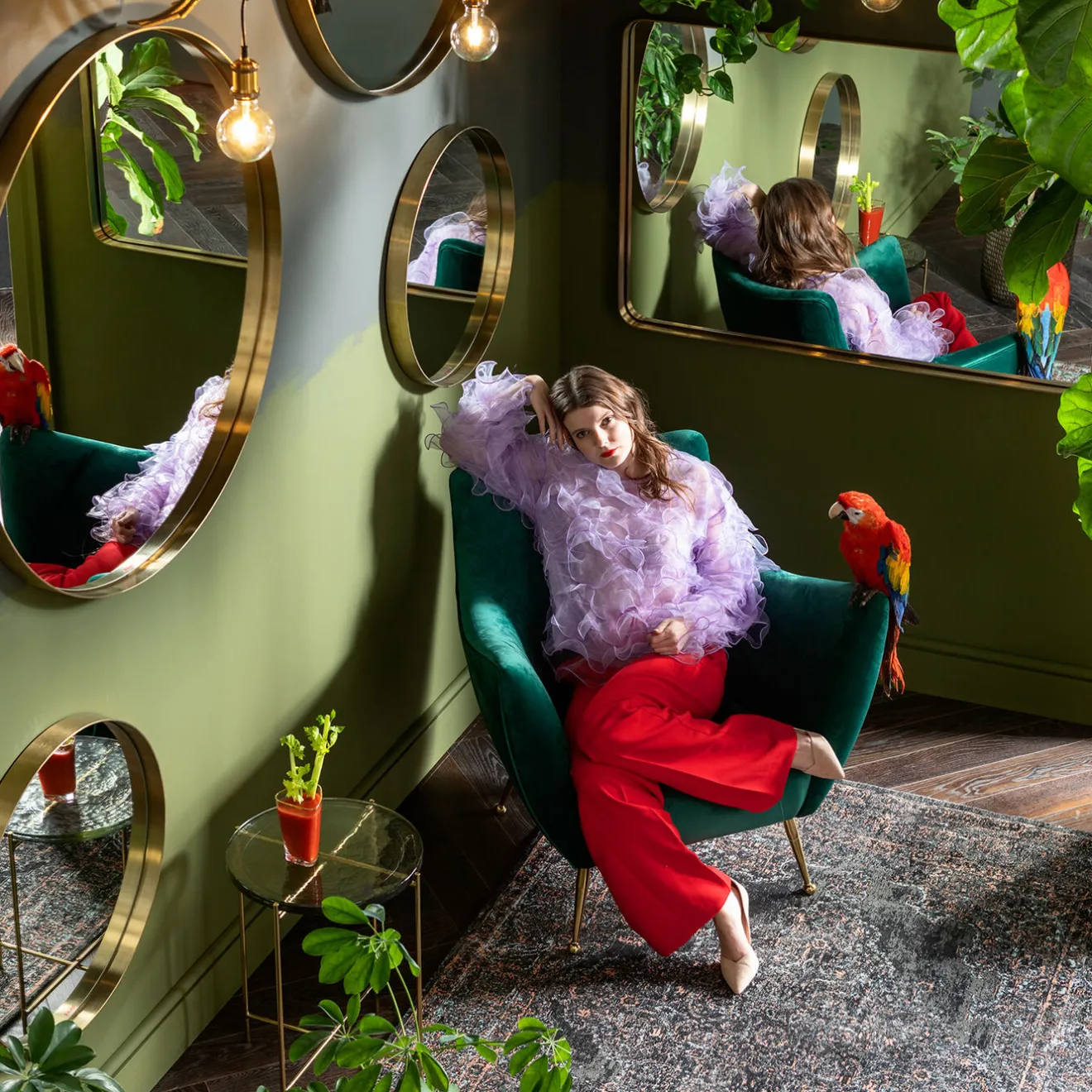 KARE Design Fauteuils Cocktail|Fauteuil Goldfinger Vert