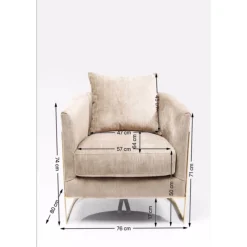 KARE Design Fauteuils Club|Fauteuil La Vida