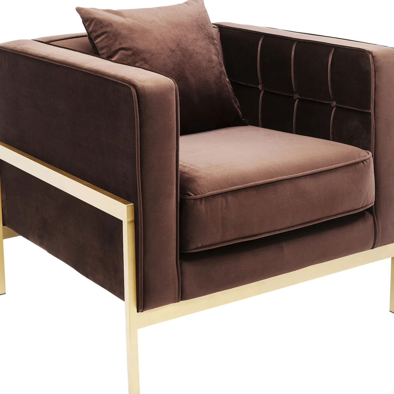 KARE Design Fauteuils Club|Fauteuil Loft Marron