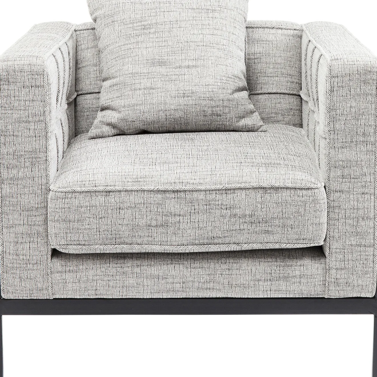 KARE Design Fauteuils Club|Fauteuil Loft Salt & Pepper
