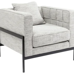 KARE Design Fauteuils Club|Fauteuil Loft Salt & Pepper