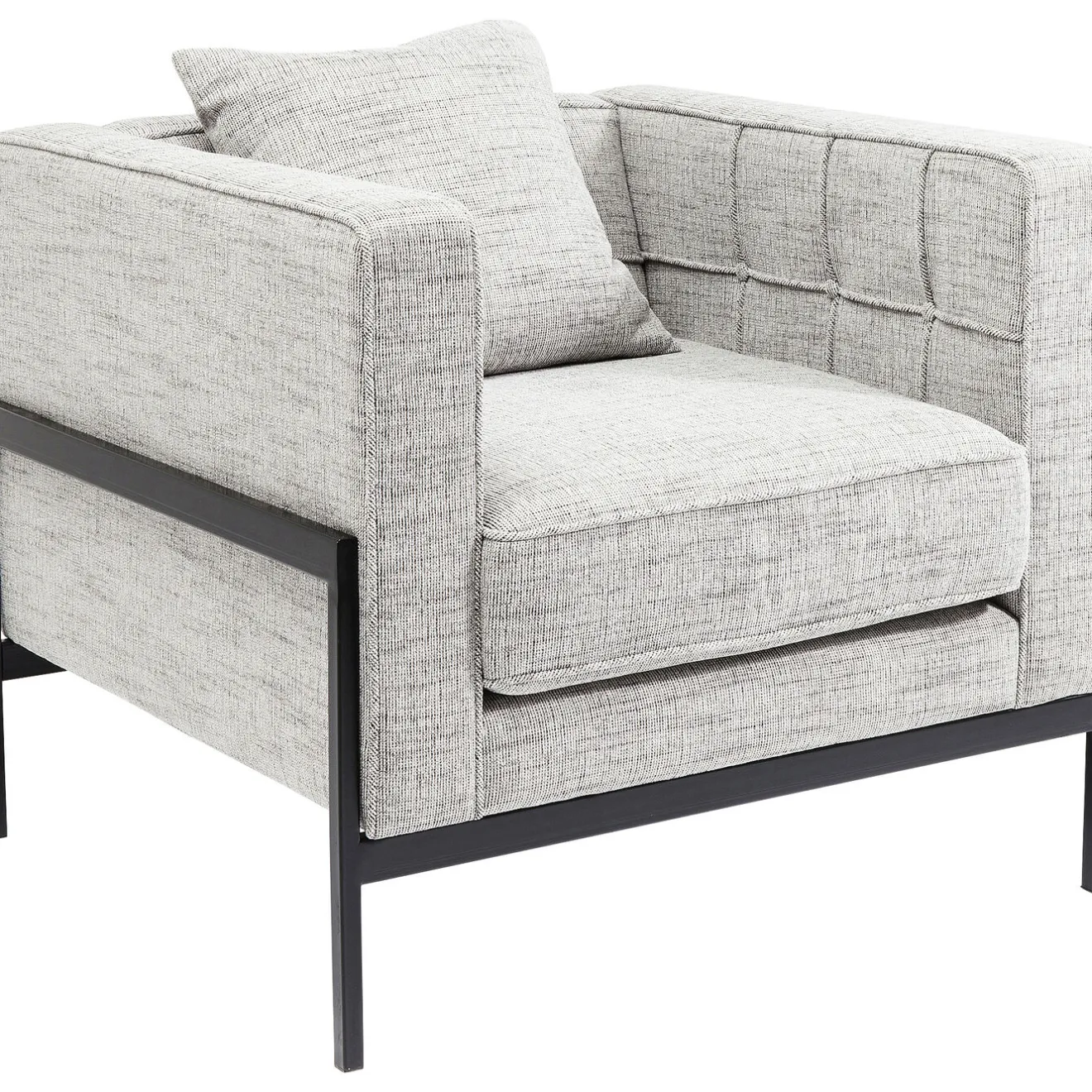 KARE Design Fauteuils Club|Fauteuil Loft Salt & Pepper