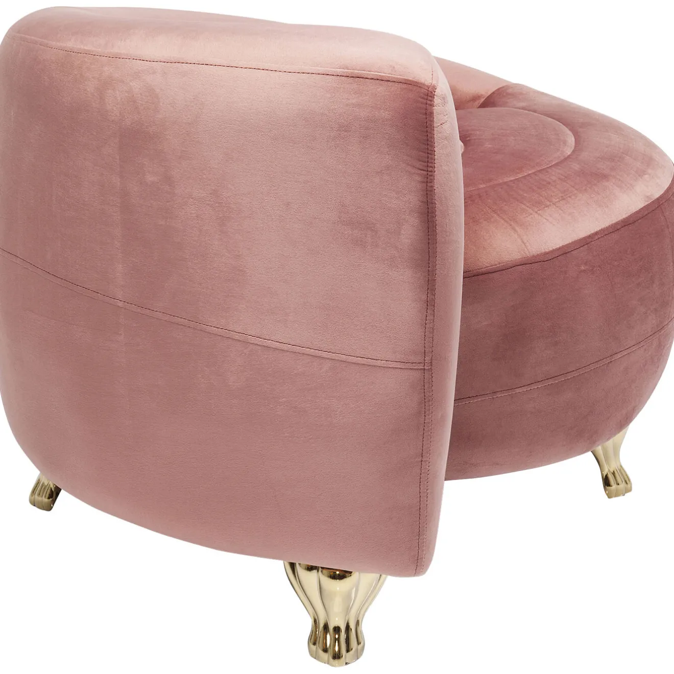 KARE Design Fauteuils Cocktail|Fauteuil Lofty Snake Mauve