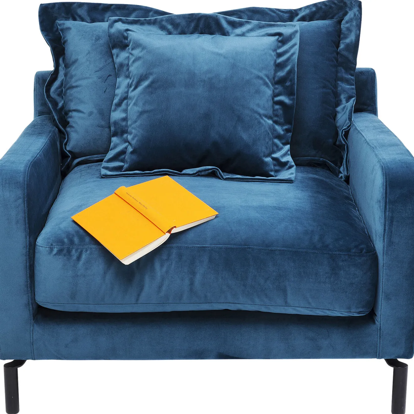 KARE Design Fauteuils Club|Fauteuil Lullaby Petrole