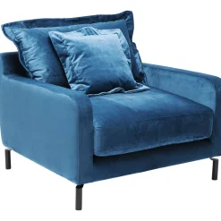 KARE Design Fauteuils Club|Fauteuil Lullaby Petrole