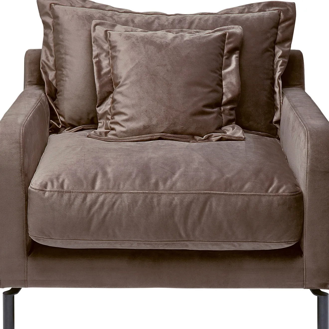 KARE Design Fauteuils Club|Fauteuil Lullaby Taupe