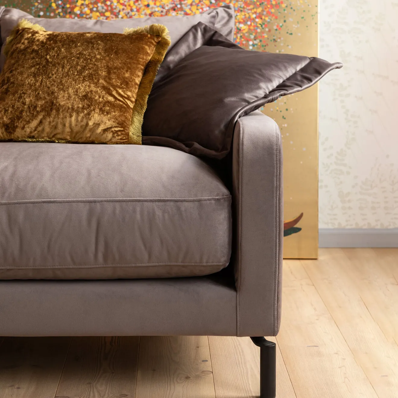 KARE Design Fauteuils Club|Fauteuil Lullaby Taupe