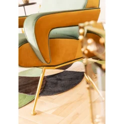 KARE Design Fauteuils Club|Fauteuil Luna Haut Dossier Vert