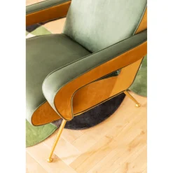 KARE Design Fauteuils Club|Fauteuil Luna Haut Dossier Vert