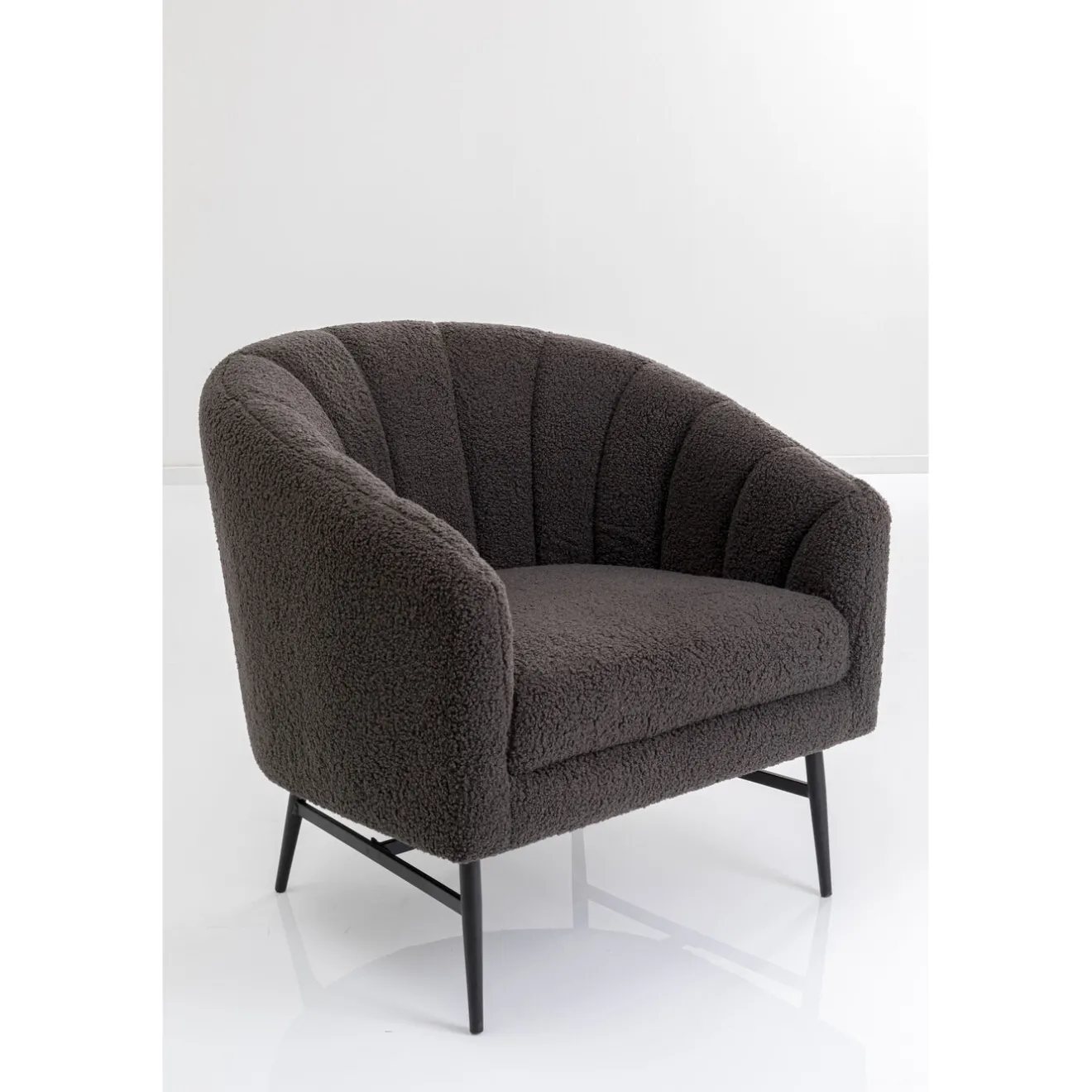 KARE Design Fauteuils Cocktail|Fauteuil Marylin Anthracite