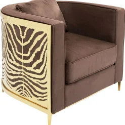 KARE Design Fauteuils Club|Fauteuil Matteo Marron