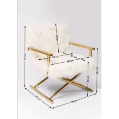 KARE Design Fauteuils Cocktail|Fauteuil Mr. Fluffy