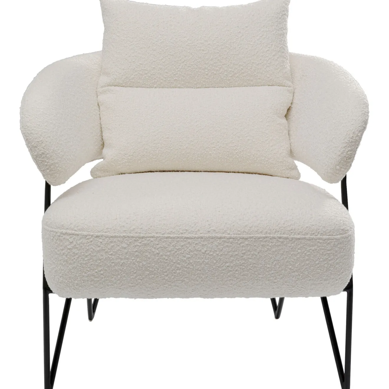 KARE Design Fauteuils Cocktail|Fauteuil Peppo Blanc