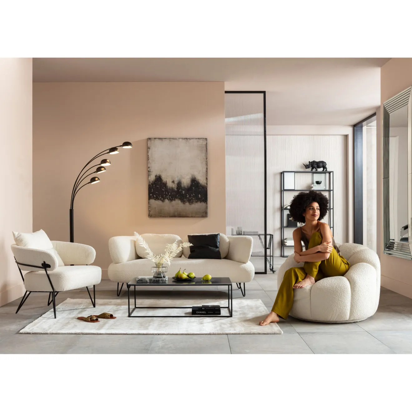 KARE Design Fauteuils Cocktail|Fauteuil Peppo Blanc