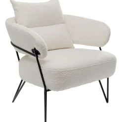 KARE Design Fauteuils Cocktail|Fauteuil Peppo Blanc