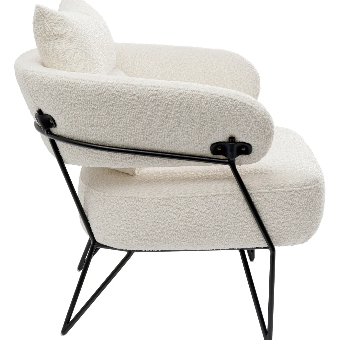 KARE Design Fauteuils Cocktail|Fauteuil Peppo Blanc