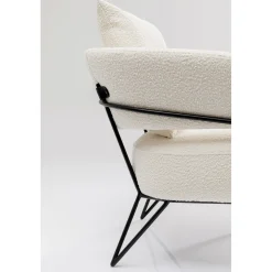 KARE Design Fauteuils Cocktail|Fauteuil Peppo Blanc