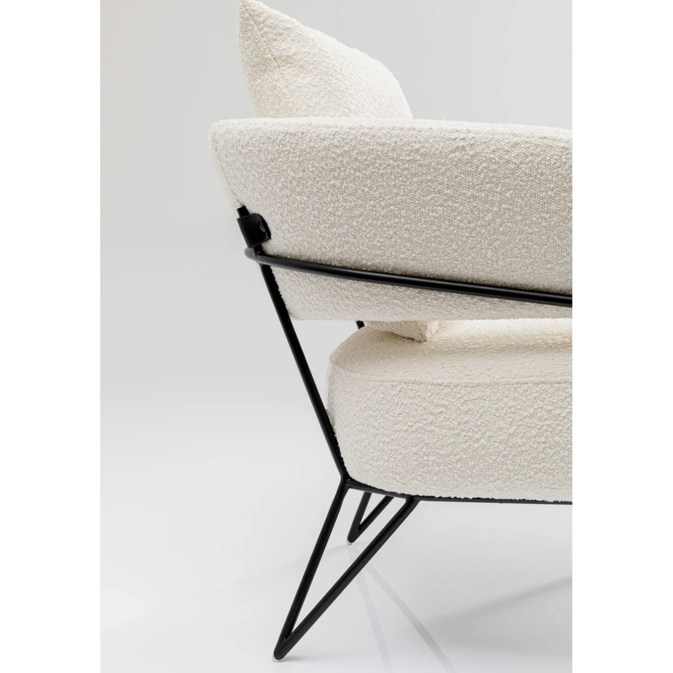 KARE Design Fauteuils Cocktail|Fauteuil Peppo Blanc