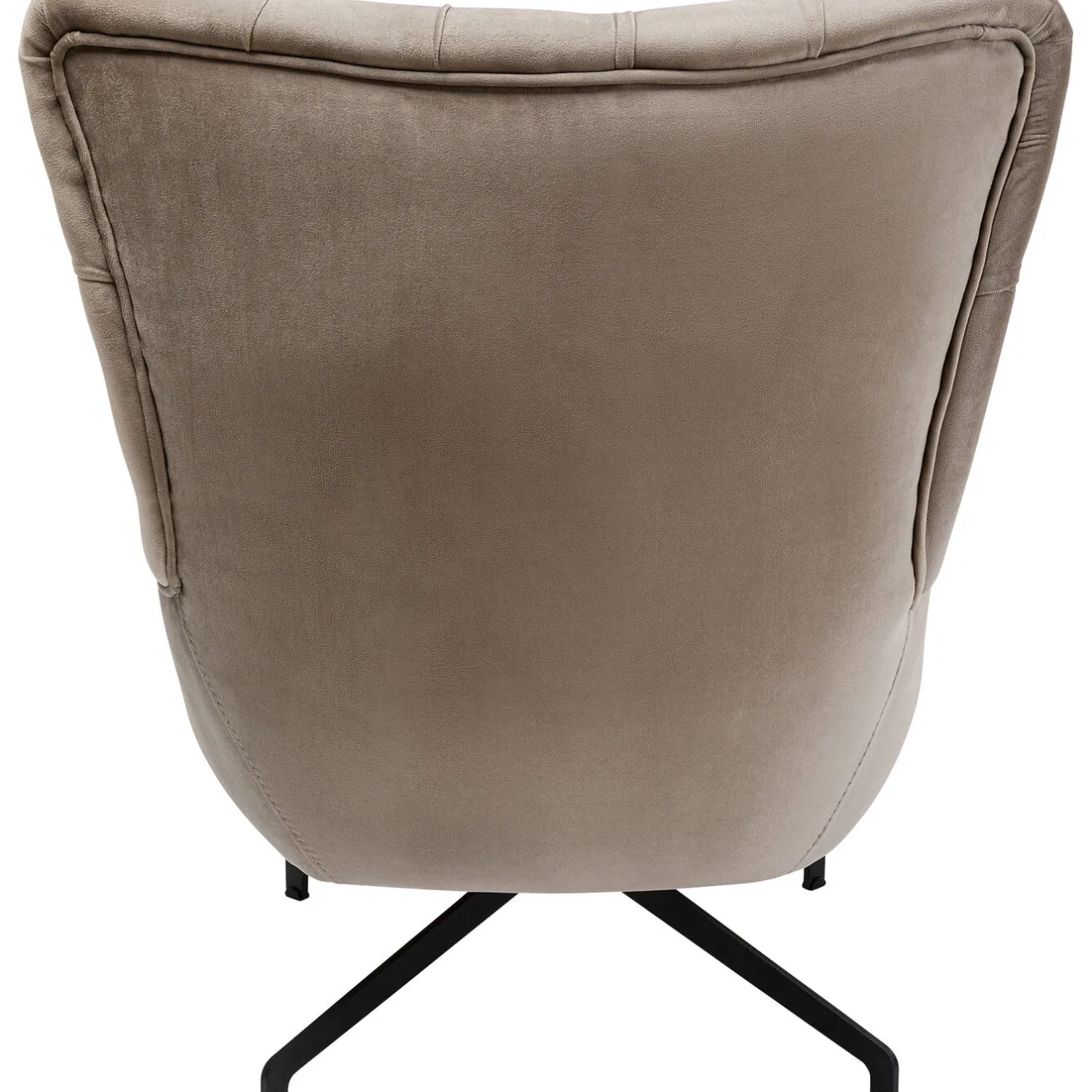 KARE Design Fauteuils Pivotants|Fauteuil Pivotant Bellissima Velours Beige