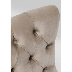 KARE Design Fauteuils Pivotants|Fauteuil Pivotant Bellissima Velours Beige
