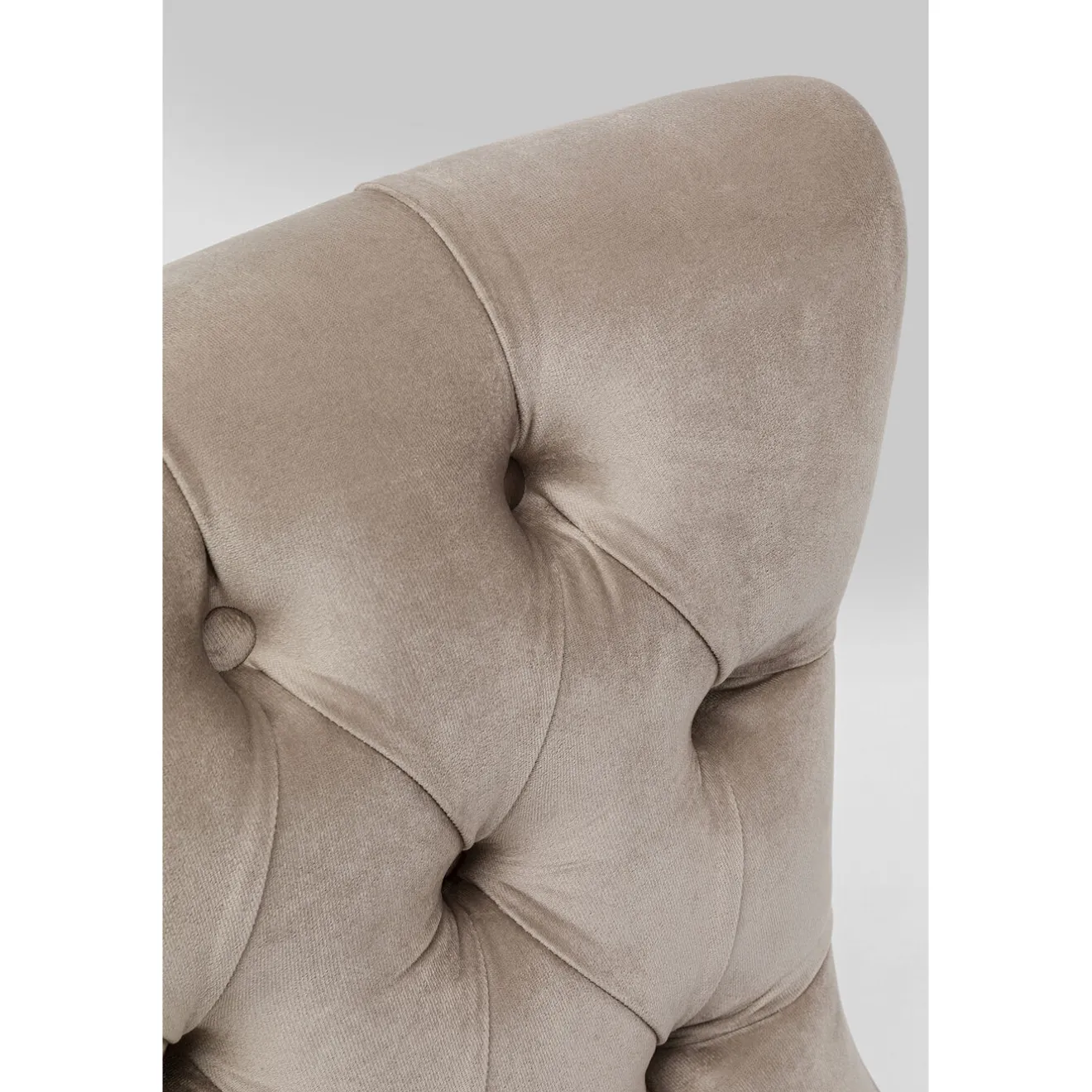 KARE Design Fauteuils Pivotants|Fauteuil Pivotant Bellissima Velours Beige