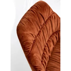 KARE Design Fauteuils Pivotants|Fauteuil Pivotant Bristol Rouge Rouille