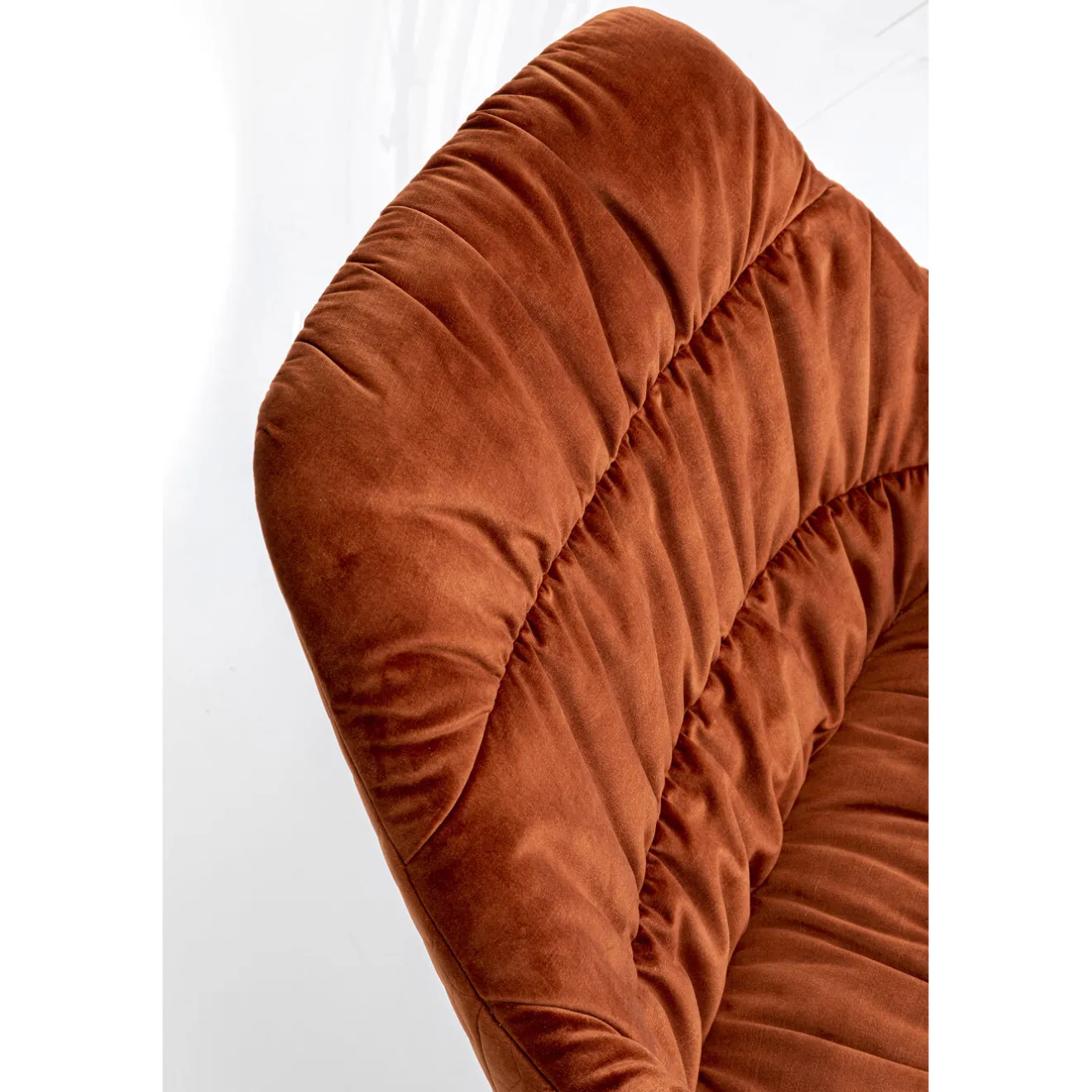 KARE Design Fauteuils Pivotants|Fauteuil Pivotant Bristol Rouge Rouille