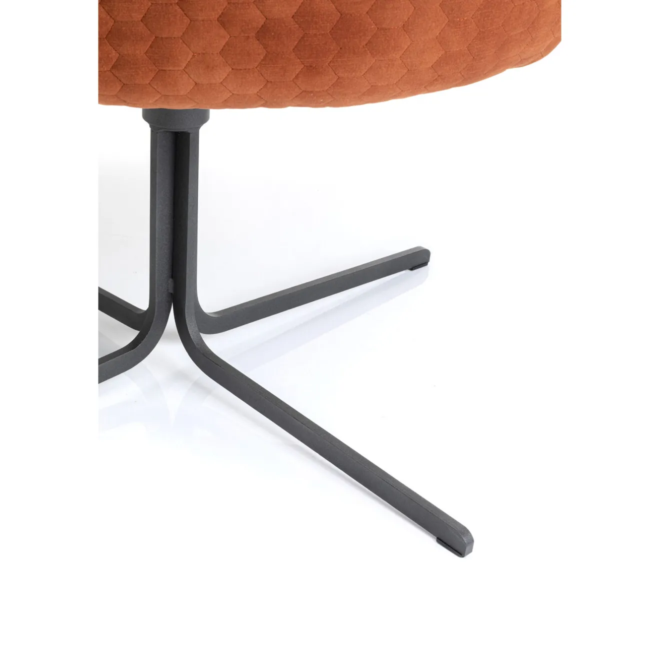 KARE Design Fauteuils Pivotants|Fauteuil Pivotant Bristol Rouge Rouille