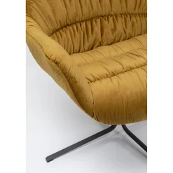 KARE Design Fauteuils Pivotants|Fauteuil Pivotant Bristol Jaune