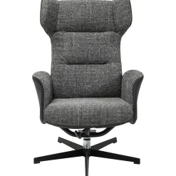 KARE Design Fauteuils Pivotants|Fauteuil Pivotant Et Repose-Pieds Ohio Salt And Pe