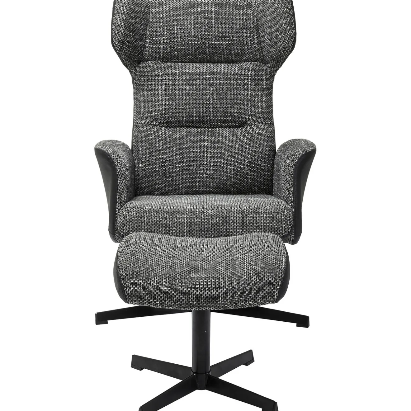 KARE Design Fauteuils Pivotants|Fauteuil Pivotant Et Repose-Pieds Ohio Salt And Pe