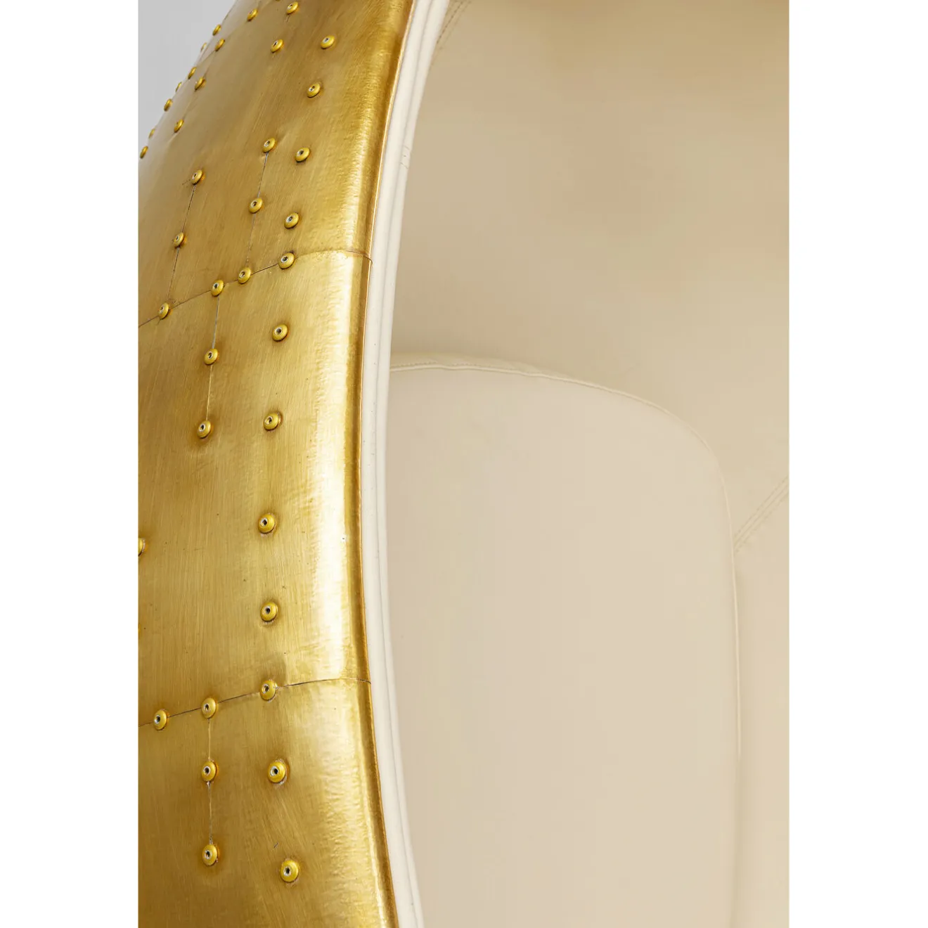 KARE Design Fauteuils Pivotants|Fauteuil Pivotant Eye Ball Laiton