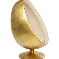 KARE Design Fauteuils Pivotants|Fauteuil Pivotant Eye Ball Laiton