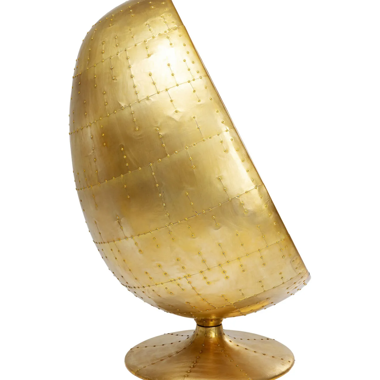 KARE Design Fauteuils Pivotants|Fauteuil Pivotant Eye Ball Laiton