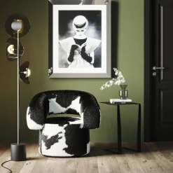 KARE Design Fauteuils Pivotants|Fauteuil Pivotant Maye Cow